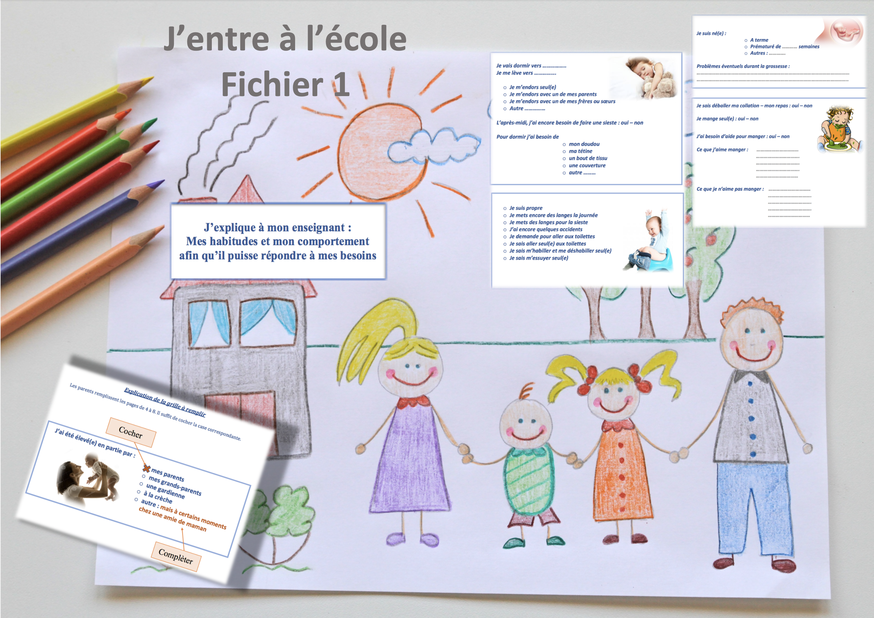 Fichier 1 « J’entre à l’école » :