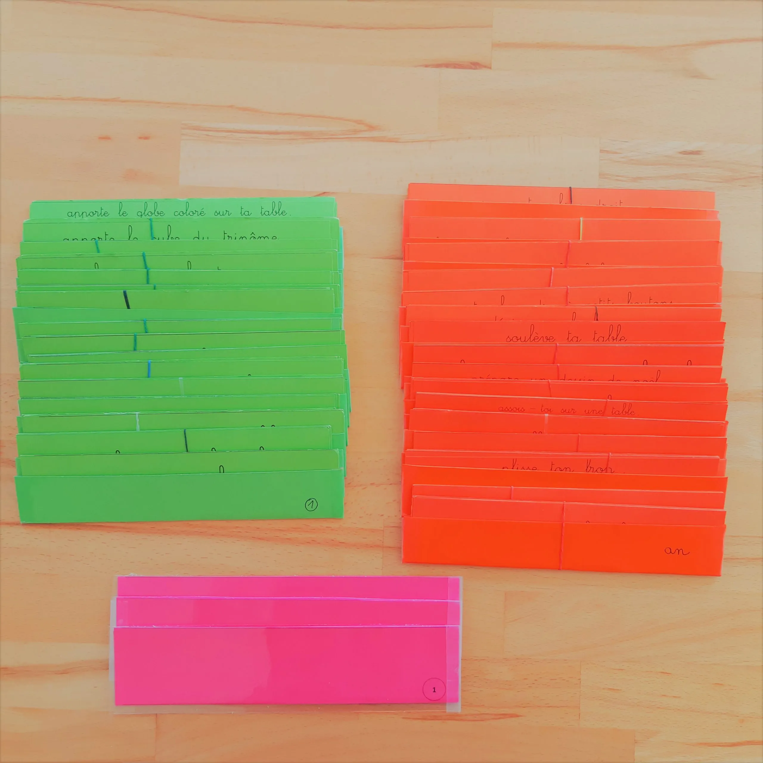 Lecture de phrases : mimer des ordres Montessori – Image 2
